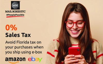 E-box customers pay 0% Sales Tax on Amazon & ebay Purchases